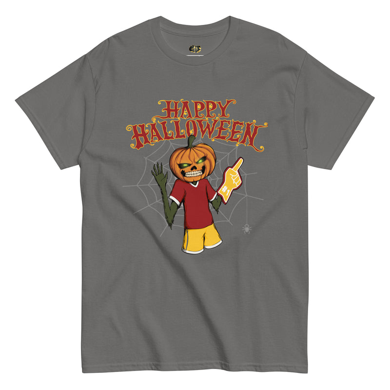 Halloween Pumpkin USC Grey T-shirt