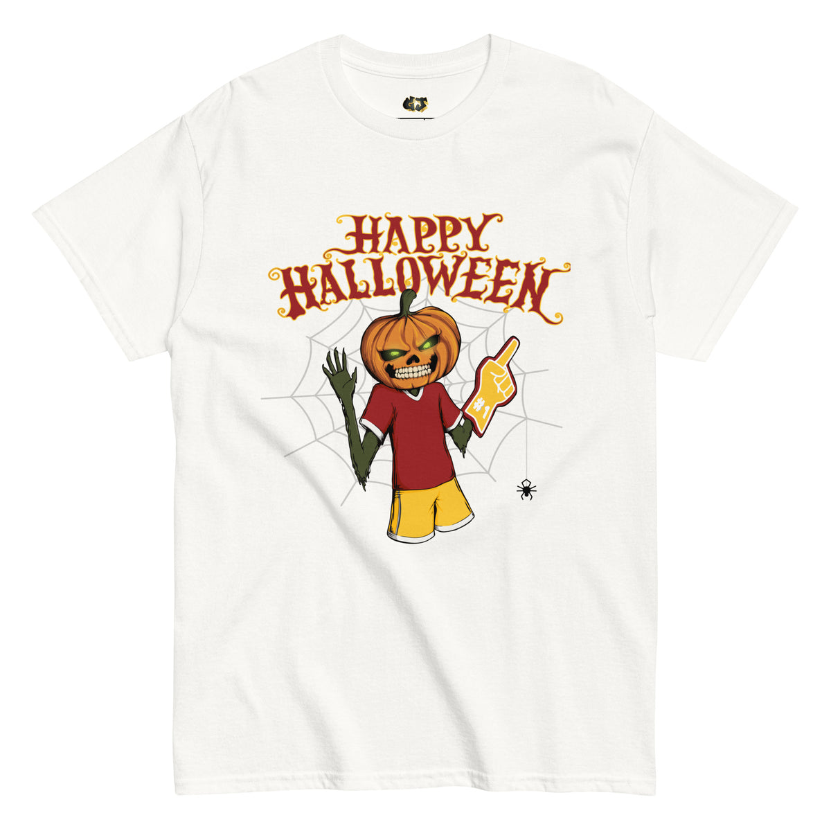 Halloween Pumpkin USC White T-shirt