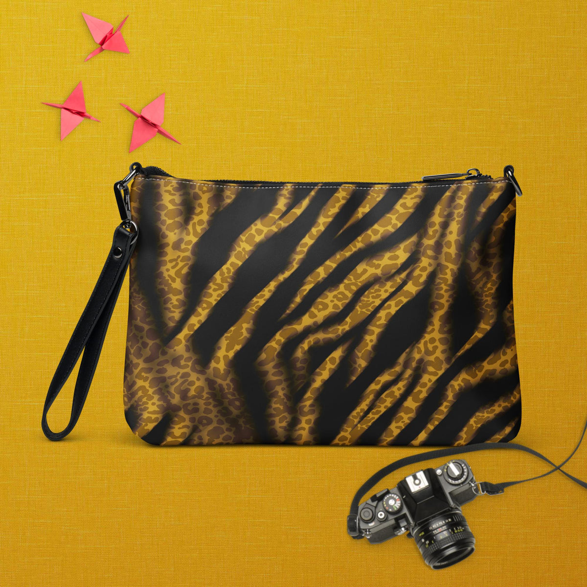 Tiger and Cheetah Crossbody Bag