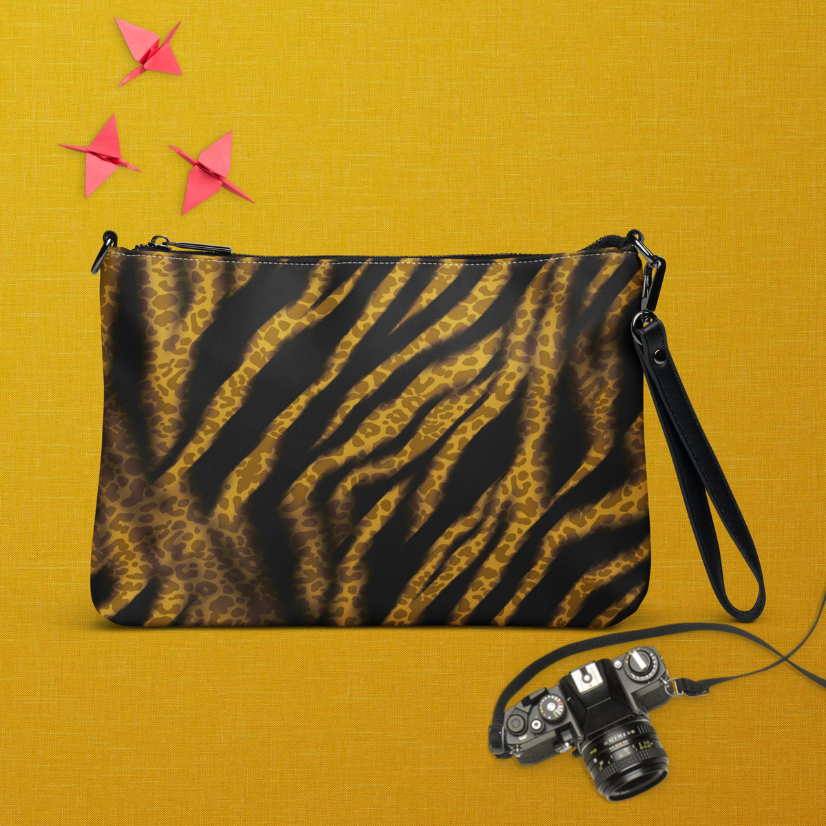 Tiger and Cheetah Crossbody Bag