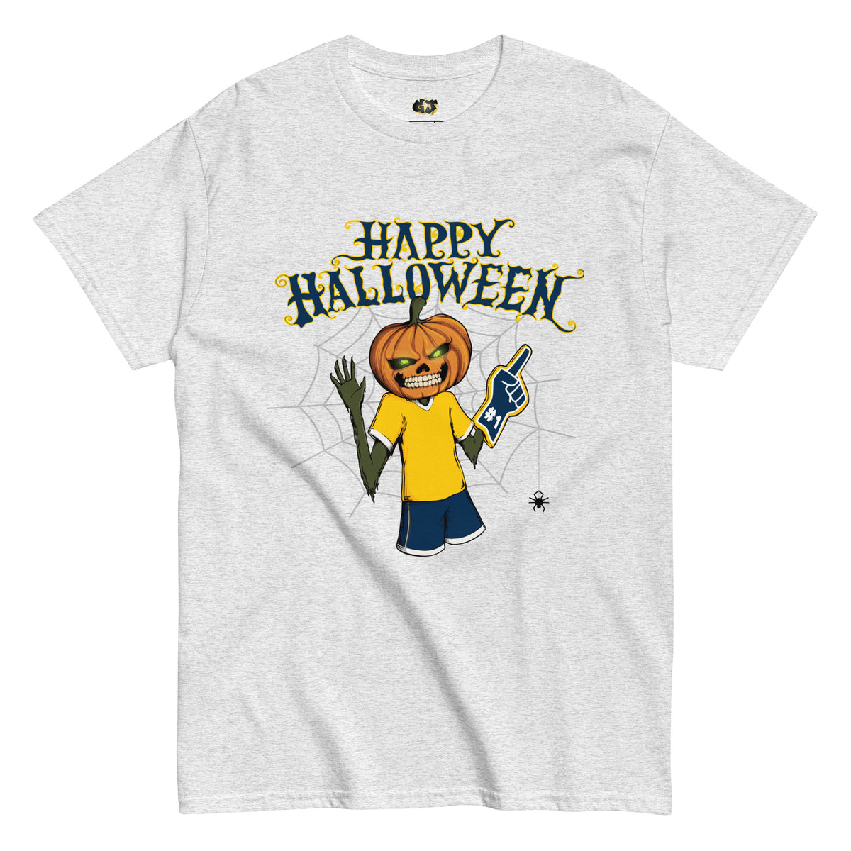 Halloween Pumpkin Michigan Ash T-shirt