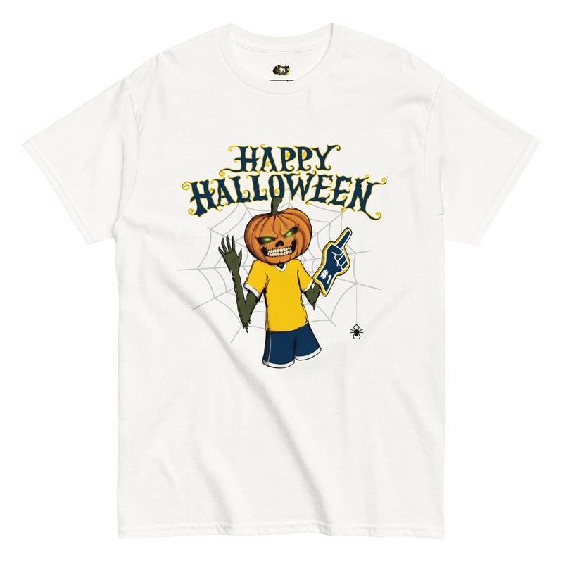 Halloween Pumpkin Michigan White T-shirt