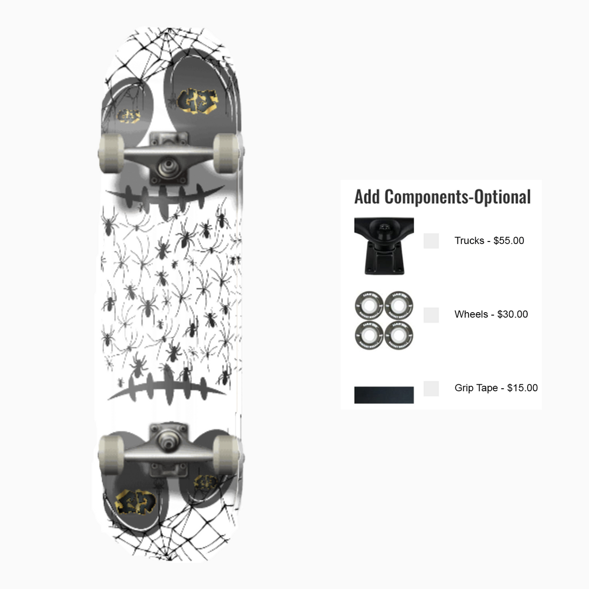 Graphic Jaw Chalky Phantom Skateboard