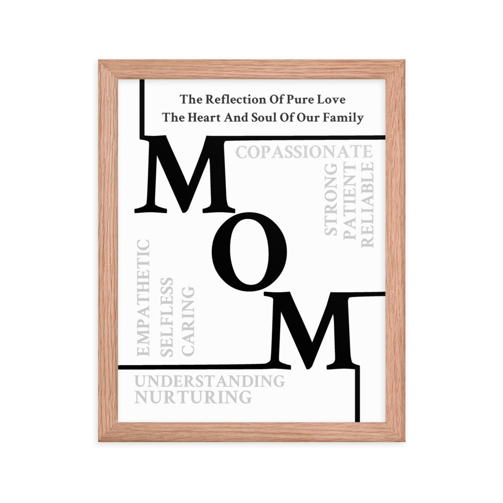 Mom Sentiments Framed poster