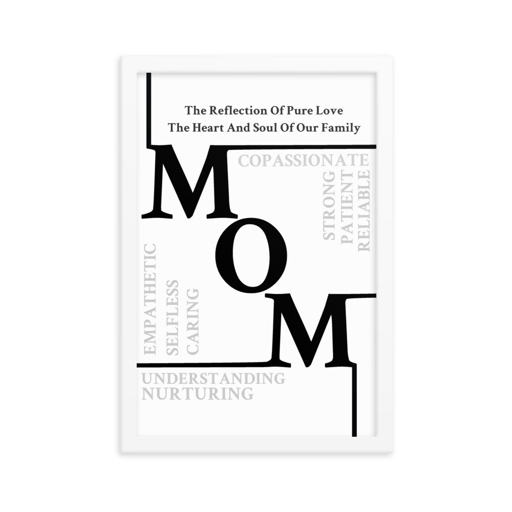 Mom Sentiments Framed poster