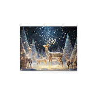 Reindeer Christmas Metal Prints