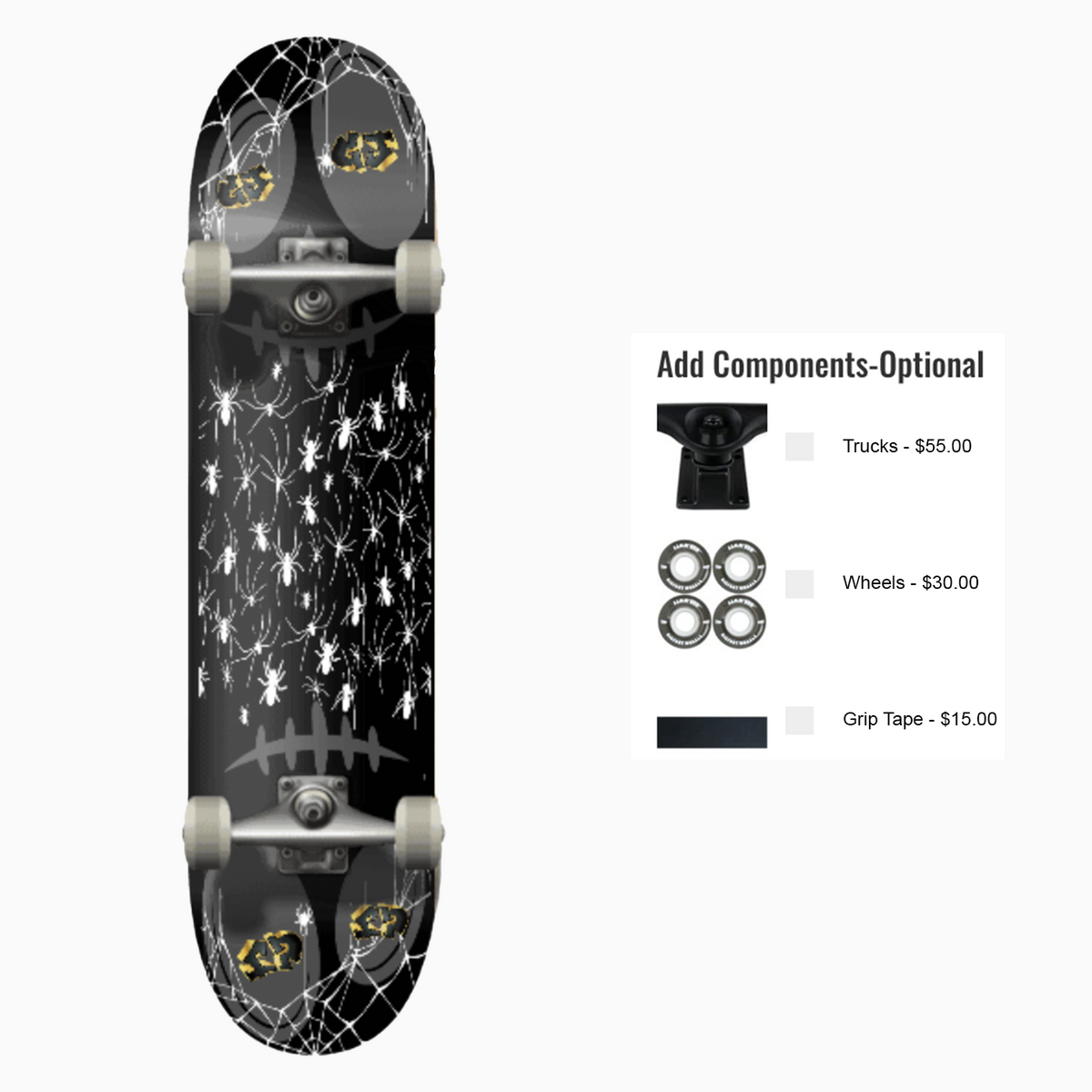 Graphic Jaw Inky Phantom Skateboard 