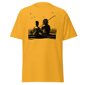 Dad and Daughter Outdoor Fishing Tee (Locs)