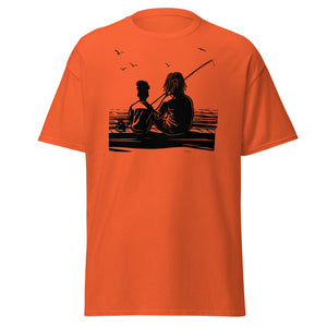 Dad and Daughter Outdoor Fishing Tee (Locs)
