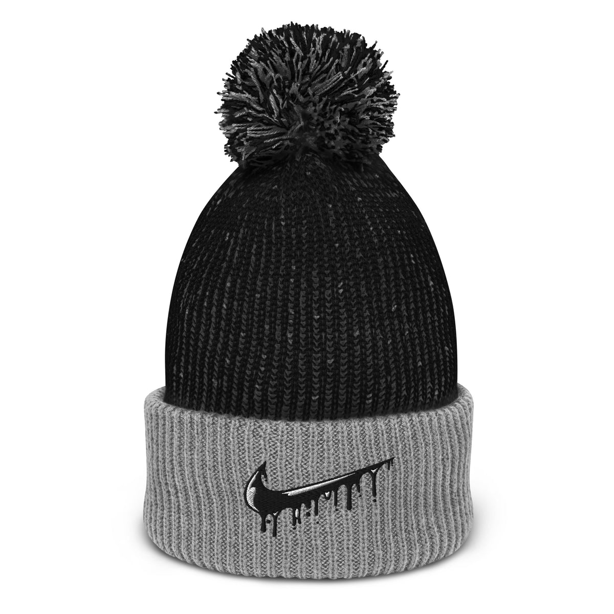 Dripping Nike Check Pom Pom Beanie