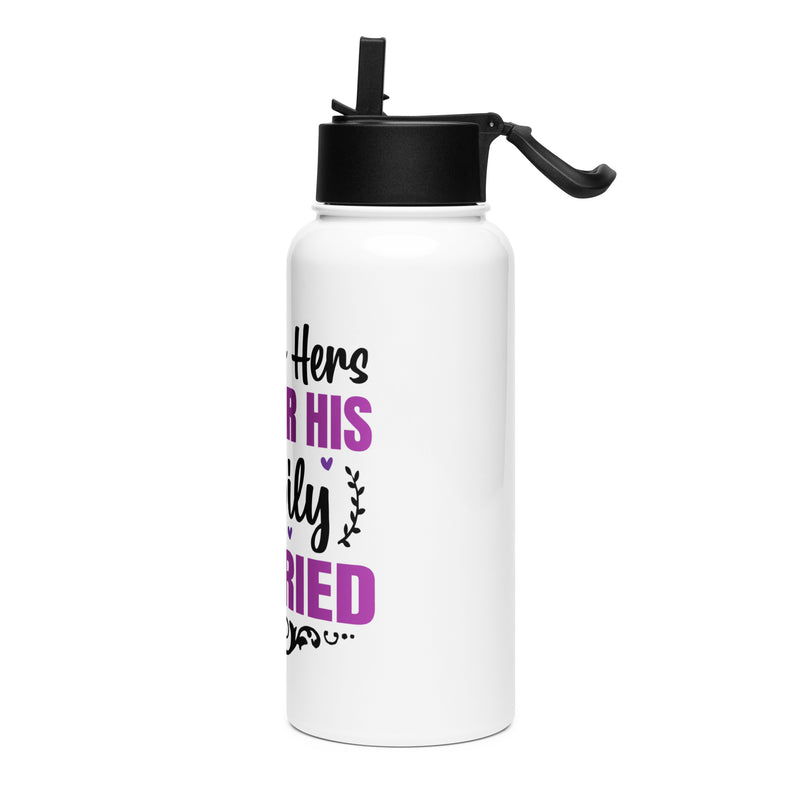 Forever Hers, Forever His, Stainless Steel Water Bottle