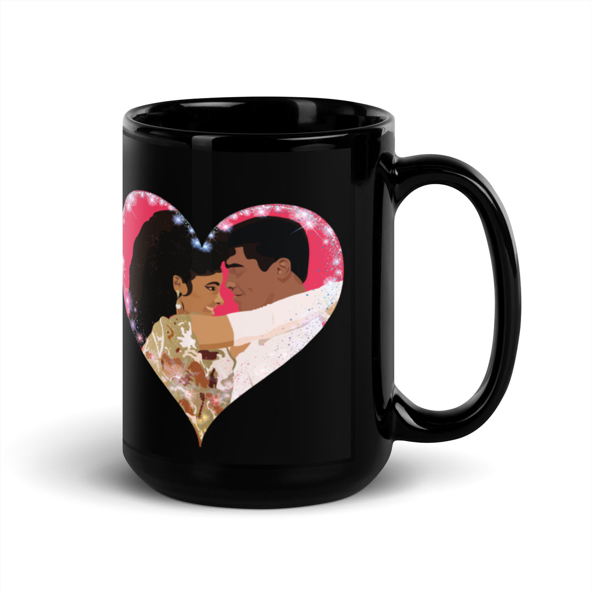 Bruce Leroy & Laura Charles Glossy Mug - Graphic Jaw