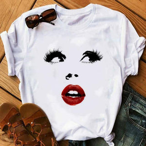 Women Face T-shirts - Graphic Jaw