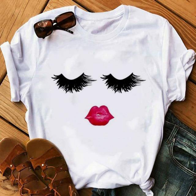 Women Face T-shirts - Graphic Jaw