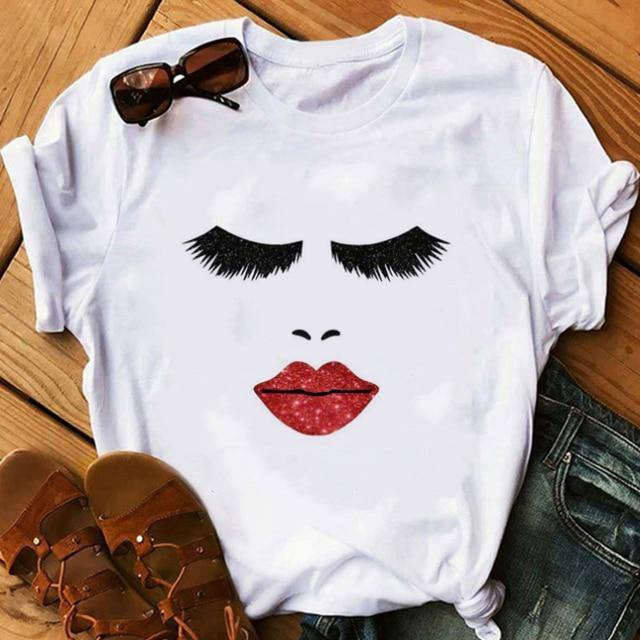 Women Face T-shirts - Graphic Jaw