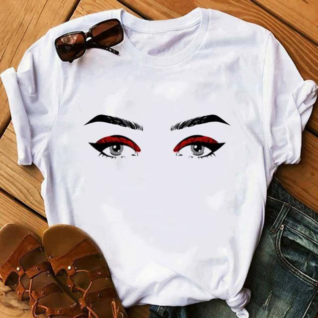 Women Face T-shirts - Graphic Jaw