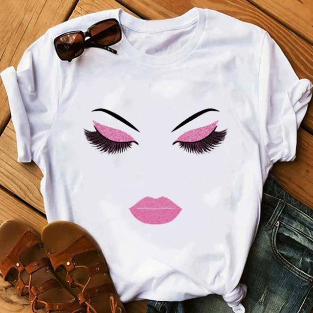 Women Face T-shirts - Graphic Jaw