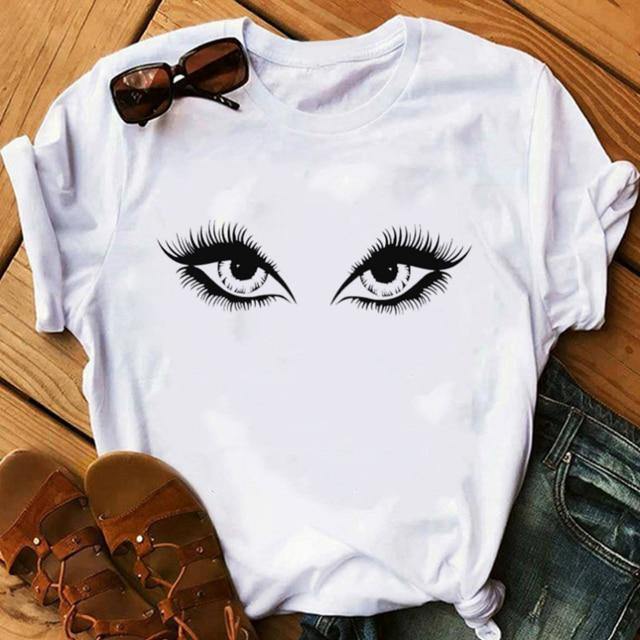 Women Face T-shirts - Graphic Jaw