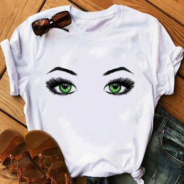 Women Face T-shirts - Graphic Jaw