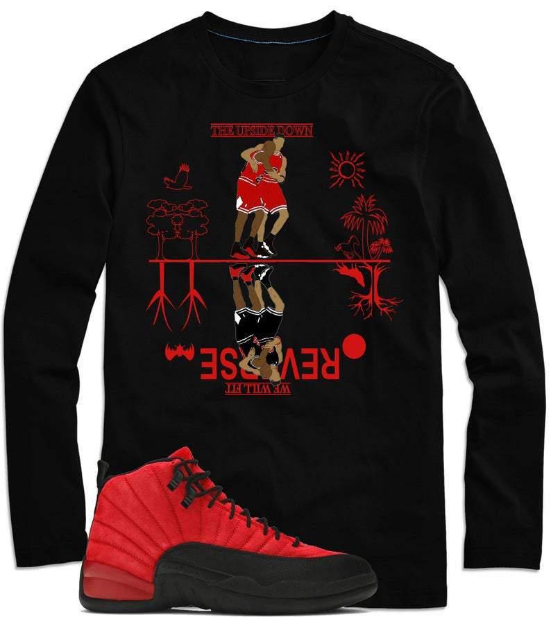 Air Jordan 12 Reverse Flu Game T-shirt - Graphic Jaw