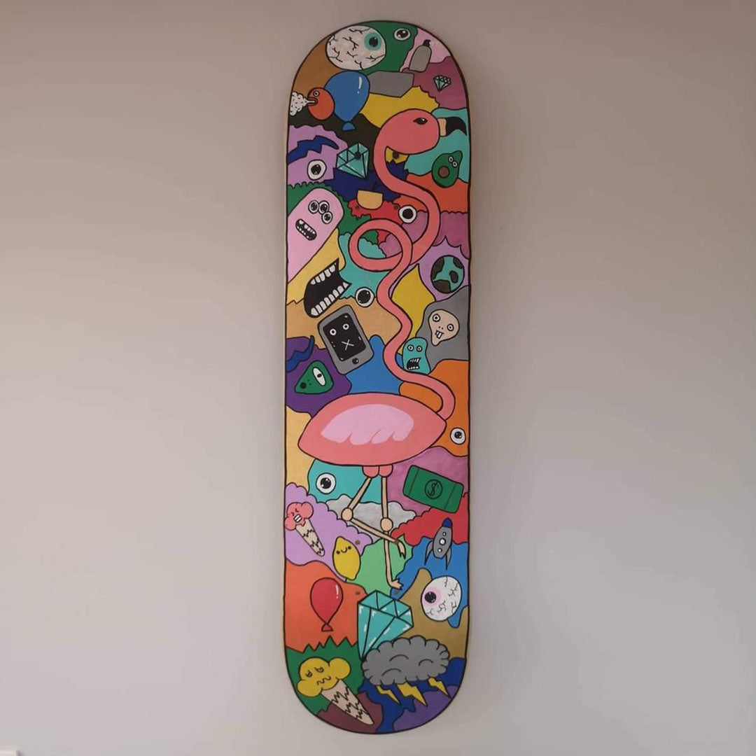 Custom Designed Skateboard Deck.