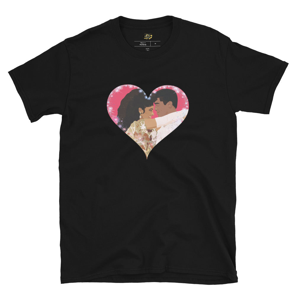 The Last Dragon Bruce Leroy and Laura Charles Love Black T-shirt