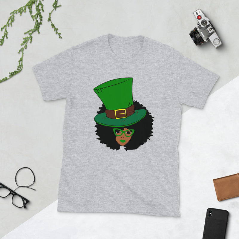 St. Patricks Day Afro T-Shirt.