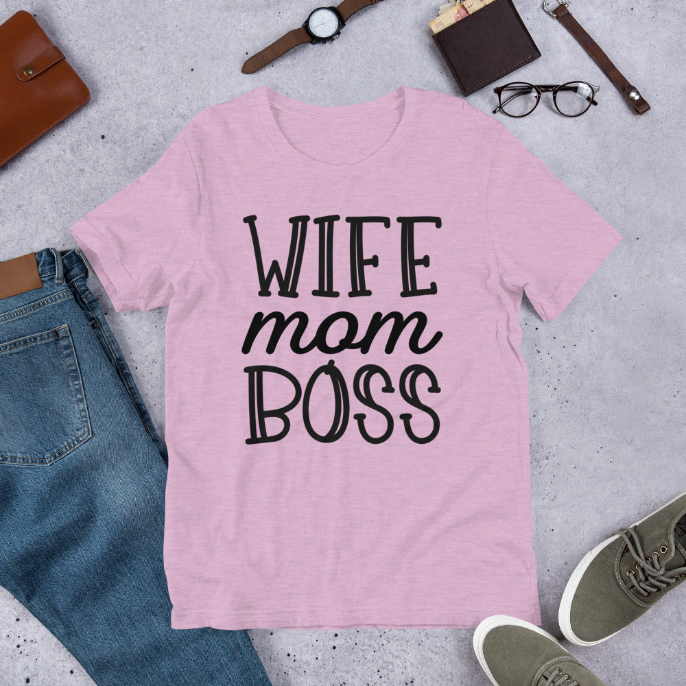 Wife Mom Boss - T-Shirt.