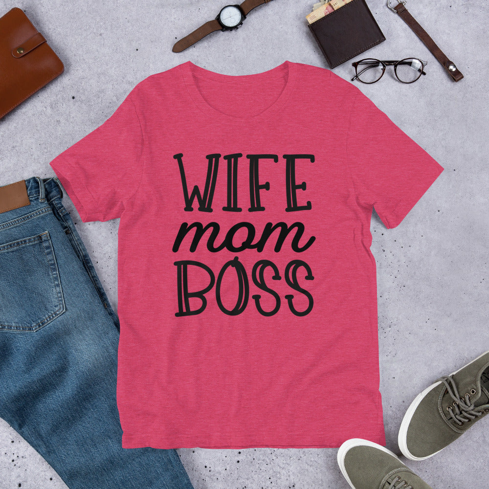 Wife Mom Boss - T-Shirt.