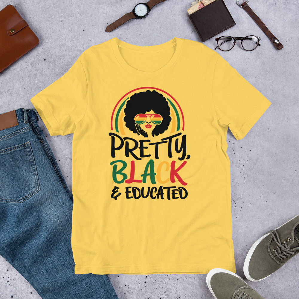 Pretty, Black, & Educated (Unisex).