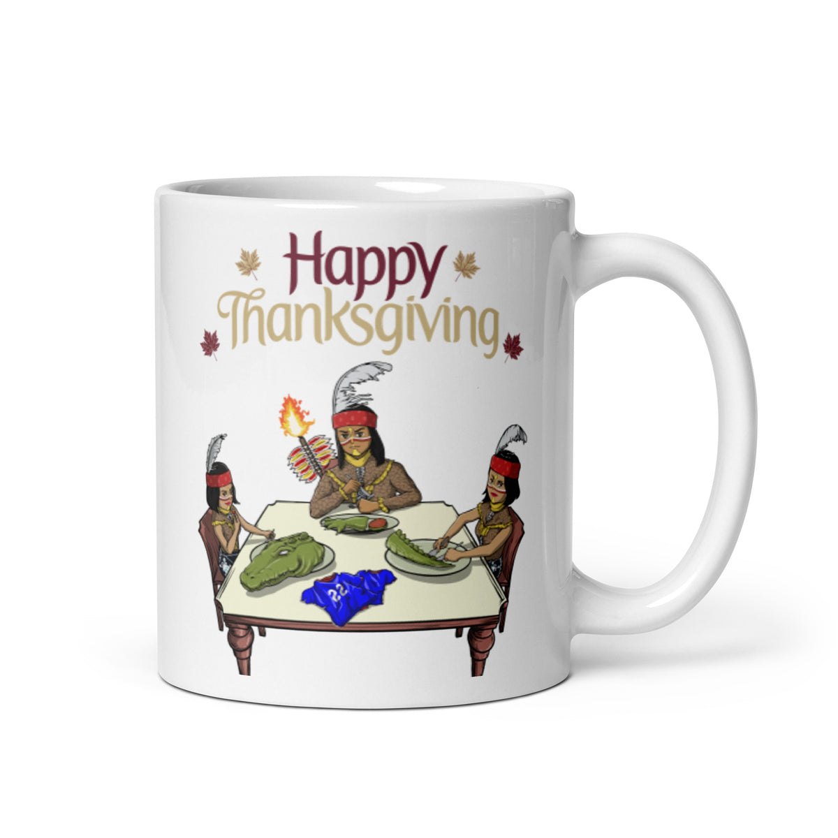 Noles vs Gators Thanksgiving Feast Coffee Mug